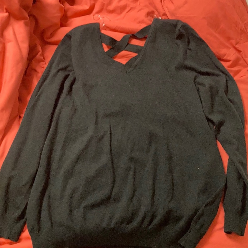 Olive green sweater
